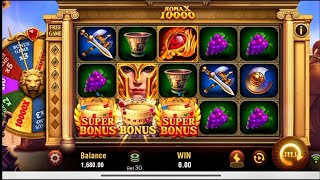 🔥 SUPER BONUS TRIGGERED! BIG bonus in ROMA X 10000 Slot | Crazy Spin Gameplay 😱 screenshot 5