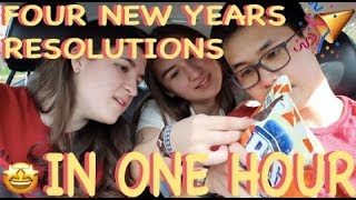 Completing 4 New Year s Resolutions in One Hour KAYLA BRI