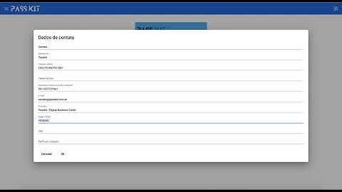 Como criar seu Passkit Card