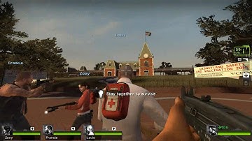 Left 4 Dead 2 - Journey to Splash Mountain Custom Campaign Multiplayer Playthrough