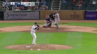 Gary Sanchez and Miguel Andujar hit 9th Inning Homers vs Twins