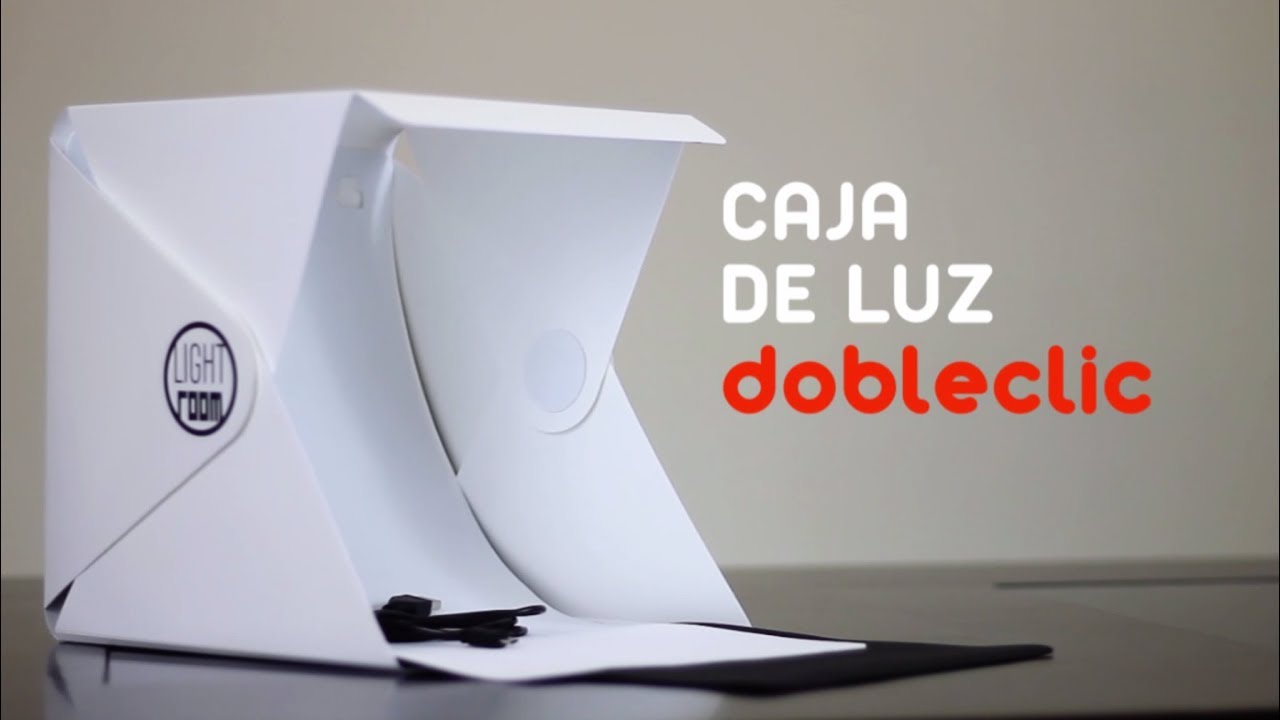 de Luz para fotografía de producto Light Box DobleClic - YouTube