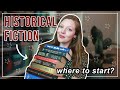 A BEGINNER'S GUIDE TO HISTORICAL FICTION // book recommendations throughout history 💫📚