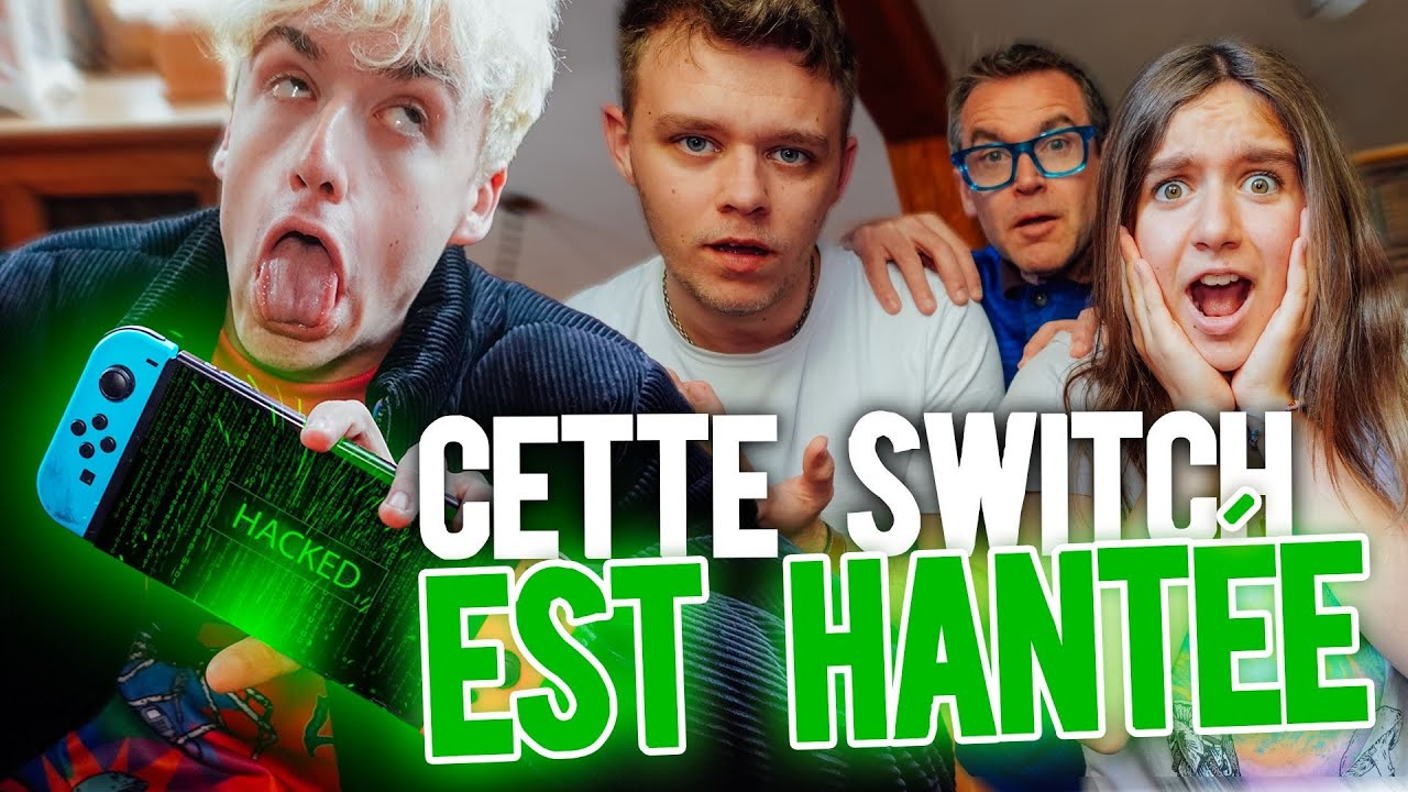 NE PAS JOUER A LA SWITCH HANTÉE ! TROUVÉE DANS LE JARDIN !