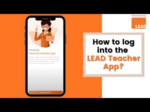 Log into the LEAD School Teacher App | English | LEAD