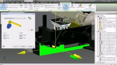 Autodesk Inventor 2010: Dynamic simulation | MAPData