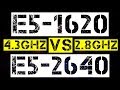 XEON E5-1620 VS E5-2640