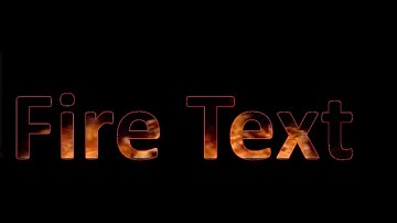Make Fire Text Effect In Powerpoint 2019?