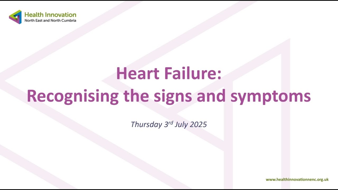 Webinar | Heart Failure: Recognising the signs and symptoms