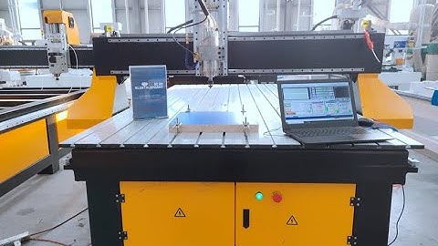 ELE1325 cnc machine test video