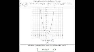Famous Graphing a transformation of x squared Profile