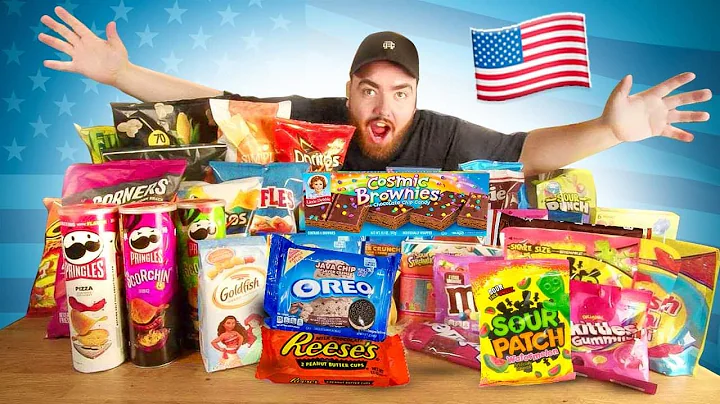 British Idiot Tries AMERICAN Snacks