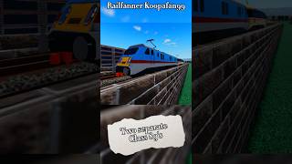 Two separate Class 89's over the bridge! #shorts #train #separate #rsr #roblox #koopafan99