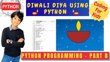 Coding For Kids | Python Programming Tutorial | Draw "Diwali Diya" using Python code