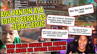 KETIKA MABAR BARENG EDITOR BERKELAS AUTO NGADU PANTUN !!! GUA JADI NGERII MENDING PADA TOBAT DAH!!