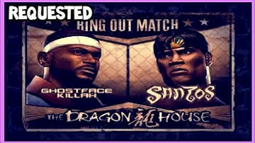 Def Jam Fight For NY: [ONE ON ONE] GHOSTFACE KILLAH VS SANTOS (4K 60 FPS)