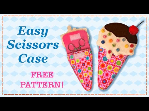 Easy Sewing for Kids & Beginners 😎 Make a Scissors Case Tidy Craft Fair