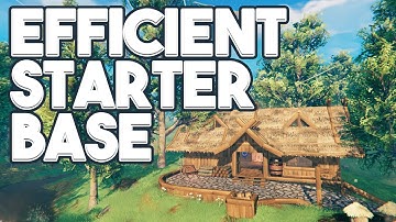 How to Build an Efficient Starter Base (Exterior and Interior) | Valheim
