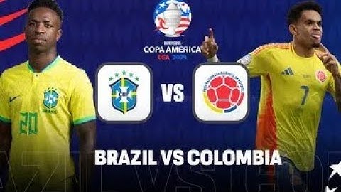 GAME IN 25 : Brazil vas Colombia 1 copa America 2024