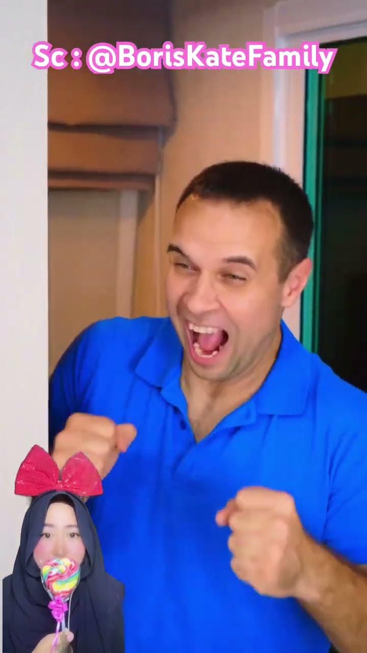 PAPA MAU NGE PRANK ADIK PAKAI PAKU PAYUNG⁉️tapi senjata makan tuan?@BorisKateFamily #shorts #funny