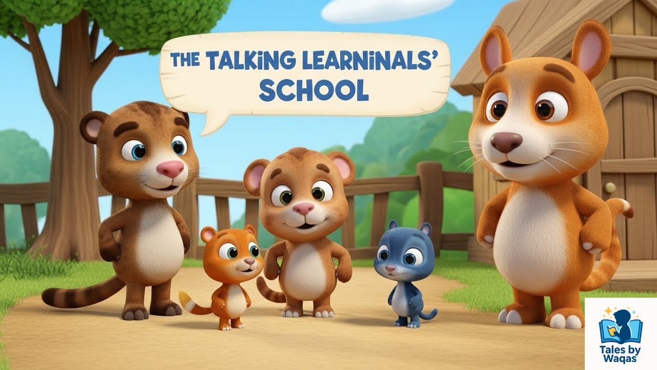 The Talking Animals' School 🐶📚 Fun Learning Story for Kids