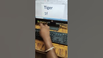 Ms word me keyboard dwara Tiger ka picture/symbol kaise banaye #viral #trending #shorts #msword