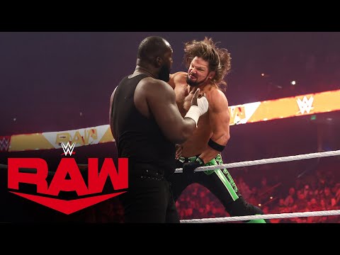 AJ Styles vs. Omos: Raw, Jan. 3, 2022