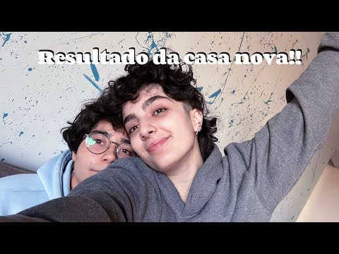 Vem ver como ficou a pintura e os móveis da casa nova! 