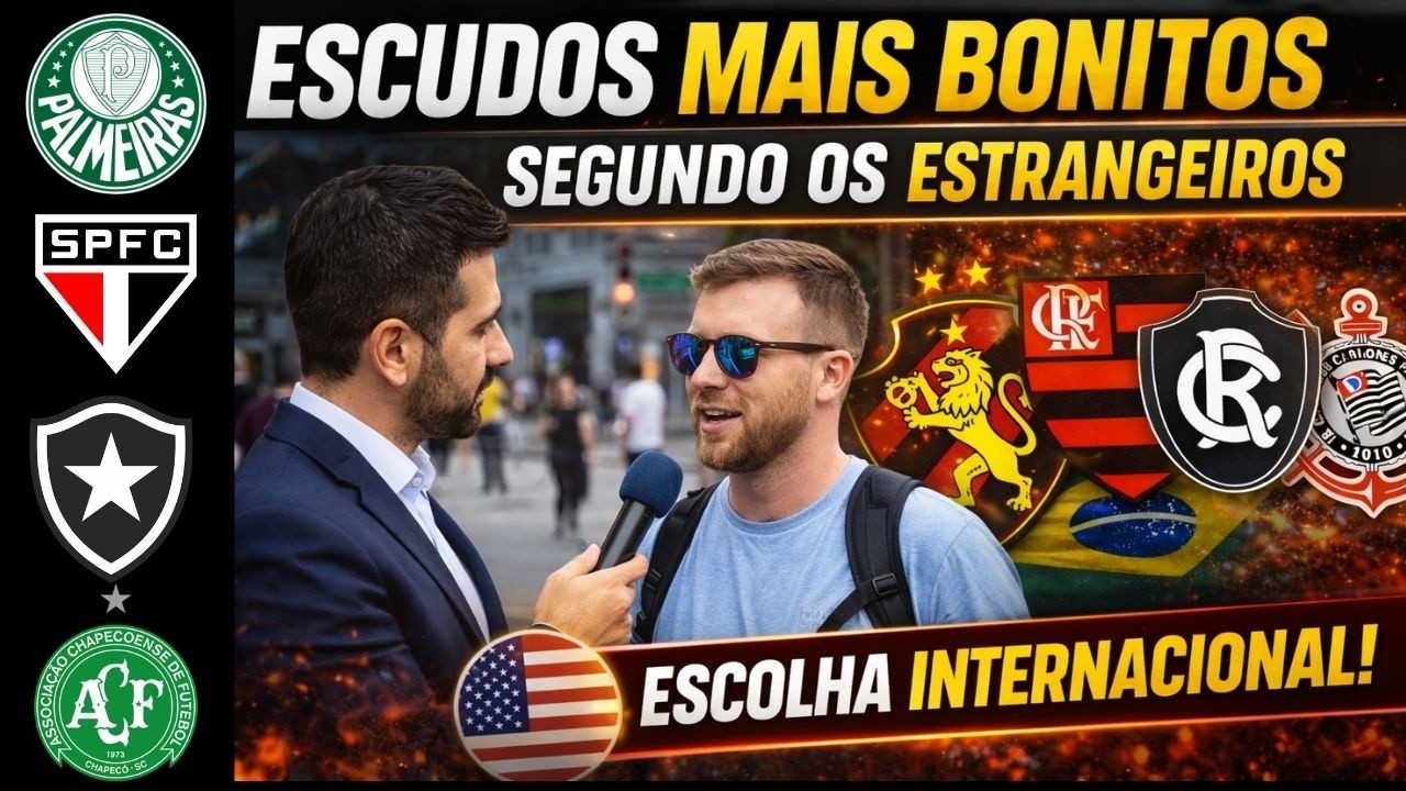 🔥100 Estrangeiros Avaliaram Escudos Brasileiros — Veja o Ranking Final🔥