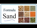 Chemical Composition of Sand