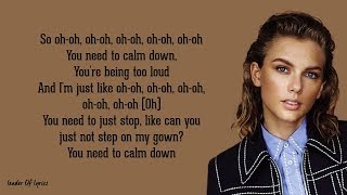 Taylor Swift - YOU NEED TO CALM DOWN (Lyrics) chords