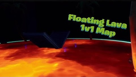 *NEW* Floating Lava 1v1 Map (Tutorial)