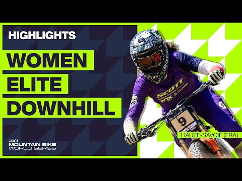 Haute-Savoie - Women Elite DHI Highlights | 2023 UCI MTB World Cup