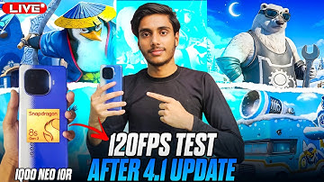 4.1 UPDATE IQOO NEO 10R 120FPS PERFORMANCE TEST AFTER 5 MONTHS😲WITH HANDCAM🔥