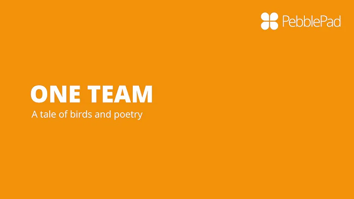 "One" a poem by PebblePad's Jodie Young as part of...