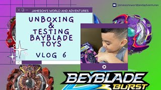 Unboxing & Testing Beyblade Toys, Family Time, 9D Movie (Vlog 6) | Jameson's World & Adventures
