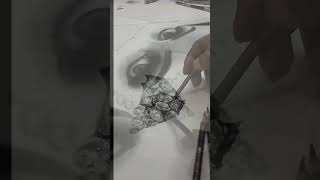 realistic drawing #reaction #hyperrealism #drawing #charcoal #art #artist #artvideo