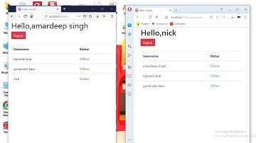 How Can I Show User status Online or Offline Using Php MySQL and Jquery Ajax | In Hindi