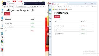How Can I Show User status Online or Offline Using Php MySQL and Jquery Ajax | In Hindi screenshot 2