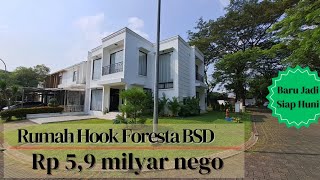 Rumah Hook Siap Huni di Foresta BSD.