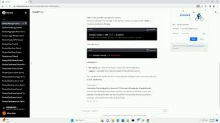 python pandas average of a column