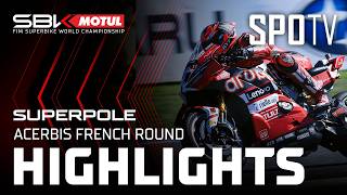 Bulega Wins The Superpole Race! | Superpole [Acerbis French Round WSBK]