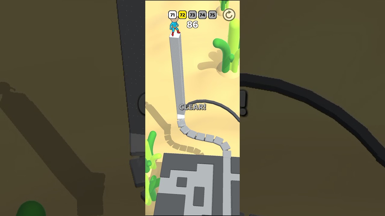 Stacky Dash Level 72 Gameplay