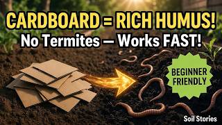 This Forgotten Cardboard Method Creates Humus FAST — No Termites!