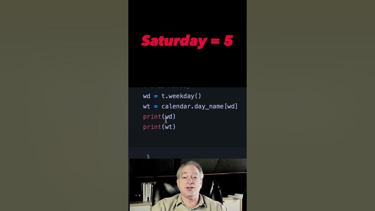2 ways to get day of week from python date shorts python youtube