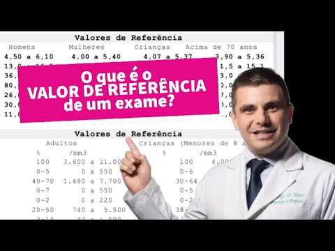 O que é VALOR DE REFERÊNCIA de um exame?