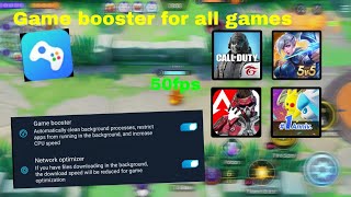 Best game booster | boost cpu and gpu no root | fix fps drop in all games | unlock 120 fps screenshot 2