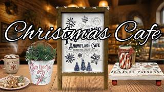 Rustic Christmas Cafe DIY Decor ~ Thrift Flips & Scrap Wood