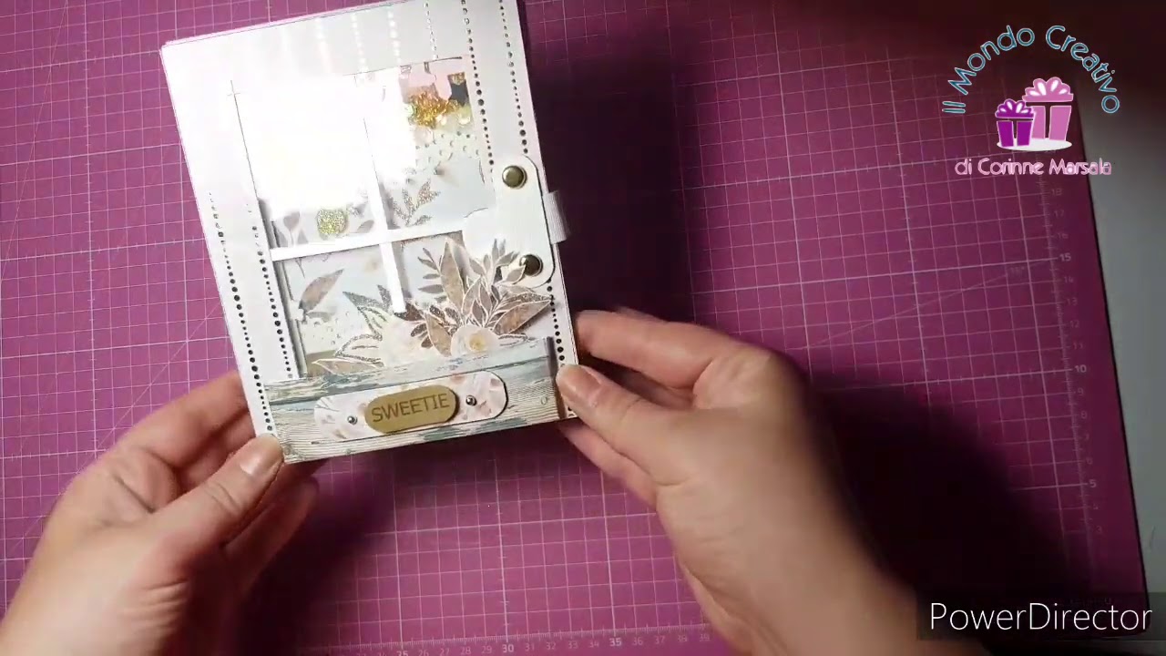 Album foto in scatola con finestra