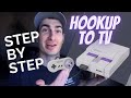 How to Test and Hook up a SNES to a Modern TV and an Old CRT Step by Step Tutorial